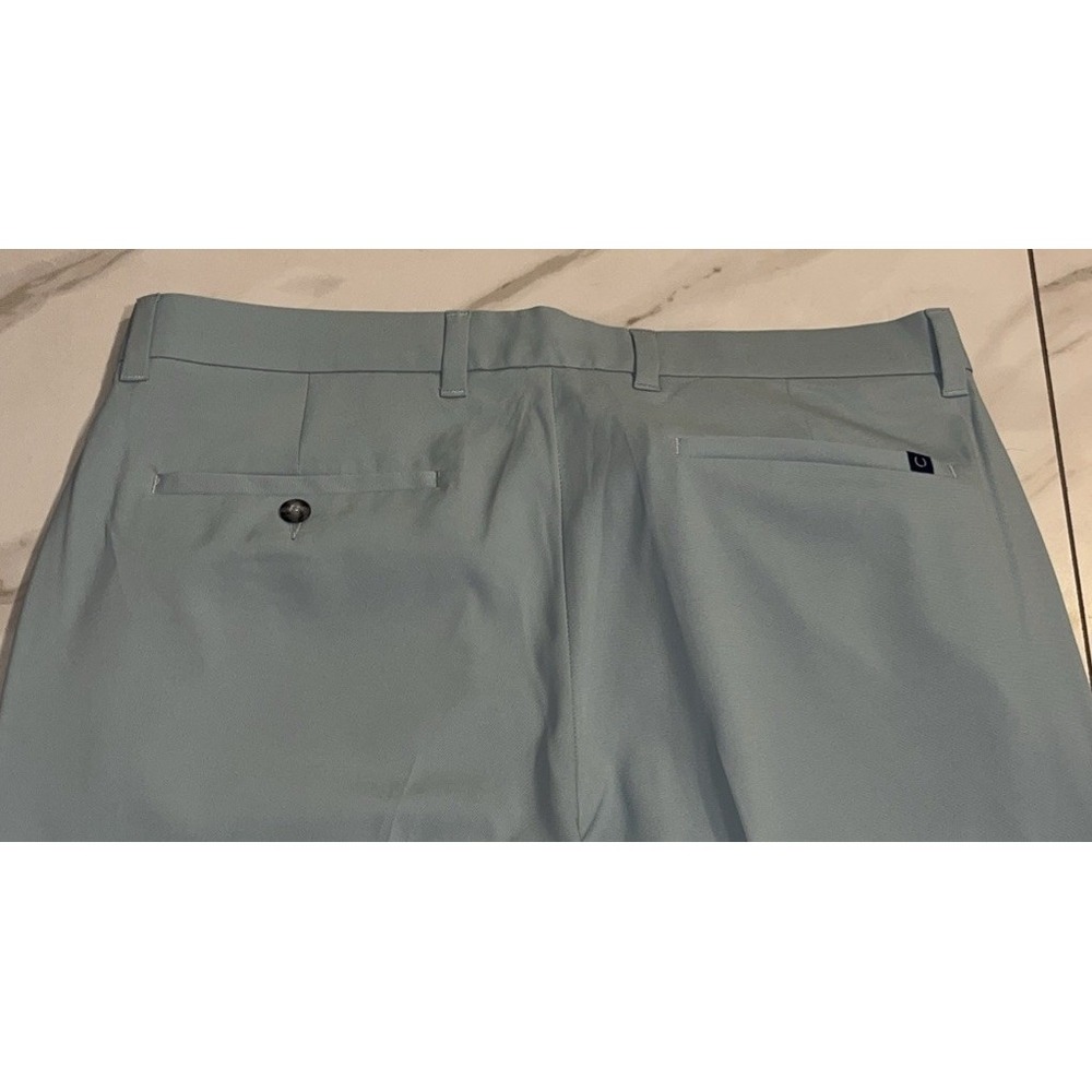 Oxford Golf Pants Men 34x34 Dusty Mint Green Stretch Performance X9-1001 - Picture 2 of 13